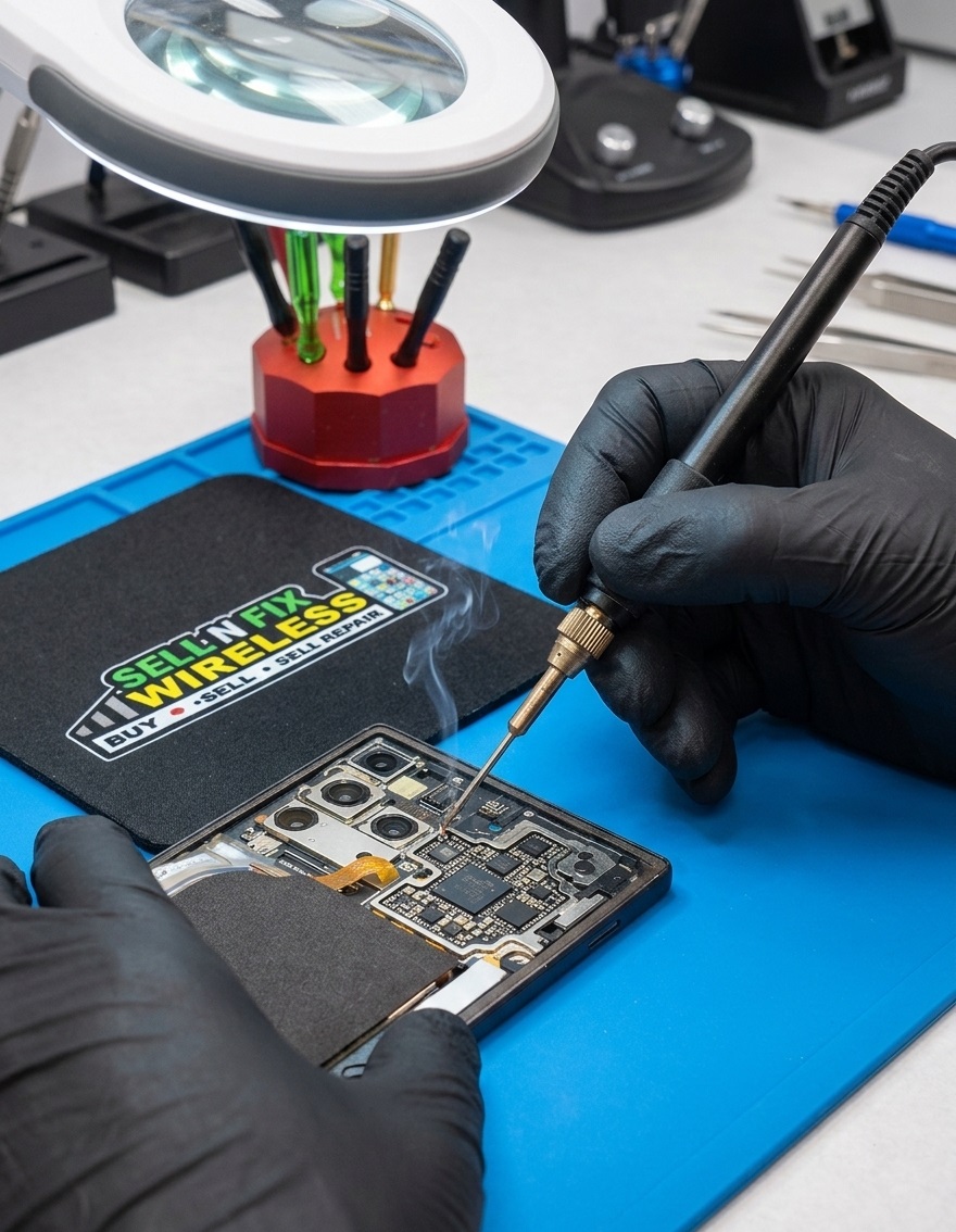 Sell N Fix Wireless Repair Technicians at Work